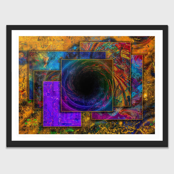 Controlled Chaos Semi-gloss Print - Thedopeart Prints