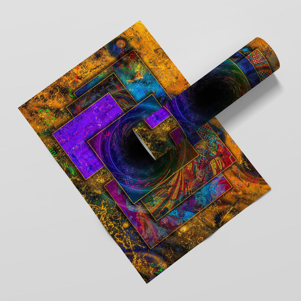 Controlled Chaos Semi-gloss Print - Thedopeart Prints