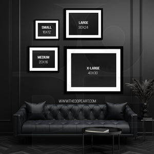 Controlled Chaos Semi-gloss Print - Thedopeart Prints