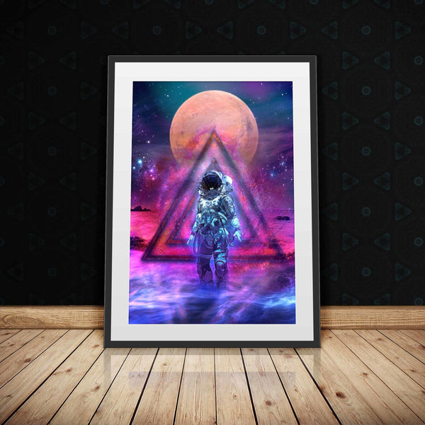 Cosmonaut Semi-gloss Print - Thedopeart Prints