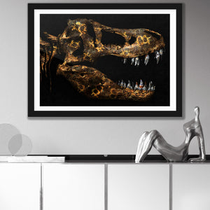 Cryptosaur Semi-gloss Print - Thedopeart Prints