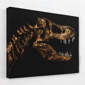 Cryptosaurus Rex - Thedopeart Canvas