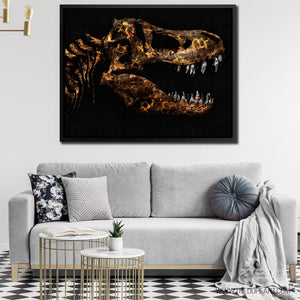 Cryptosaurus Rex - Thedopeart Canvas