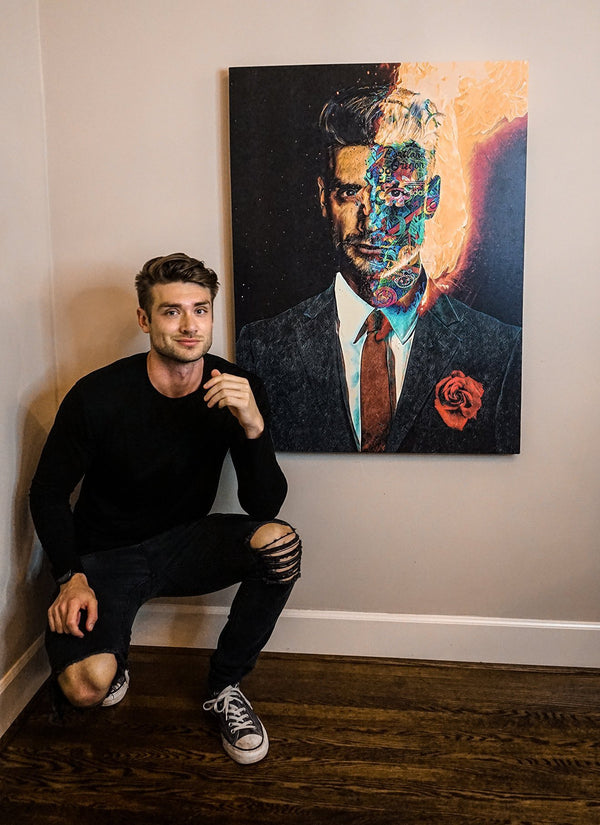 Custom Artwork by Jesse Johnson - Thedopeart Canvas
