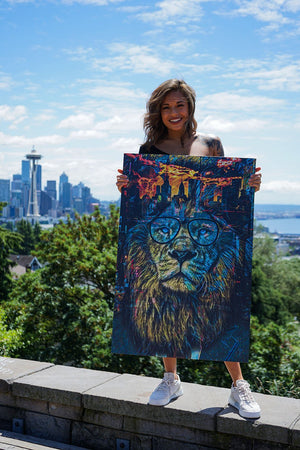 Custom Artwork by Jesse Johnson - Thedopeart Canvas