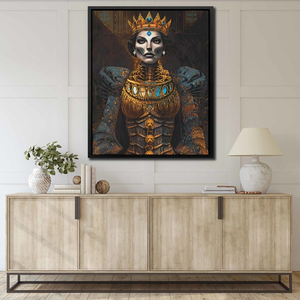 Dark Macabre Queen - Thedopeart Canvas