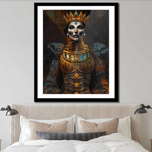 Dark Macabre Queen Semi-gloss Print - Thedopeart Prints
