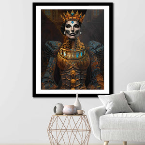 Dark Macabre Queen Semi-gloss Print - Thedopeart Prints