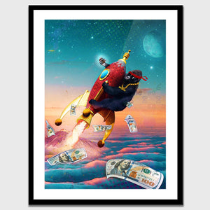 Diamond Hands Semi-gloss Print - Thedopeart Prints