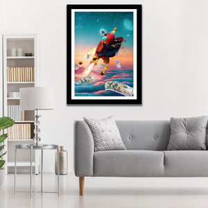 Diamond Hands Semi-gloss Print - Thedopeart Prints