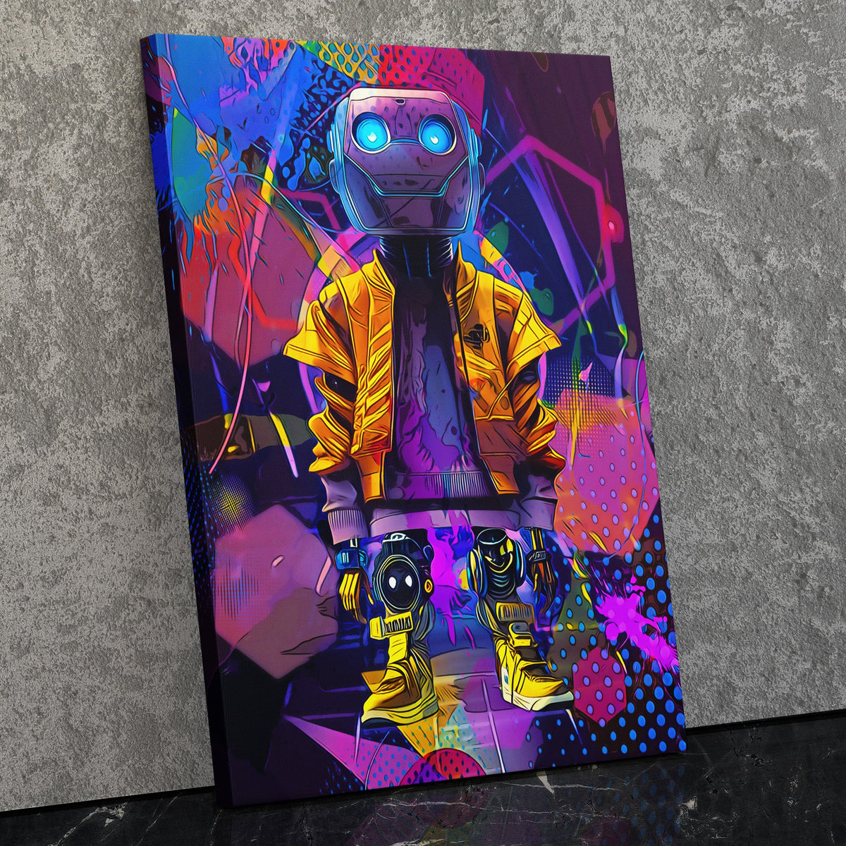 Drip Droid #1 - Thedopeart Canvas