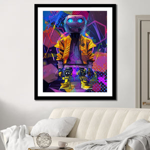 Drip Droid #1 Semi-gloss Print - Thedopeart Prints