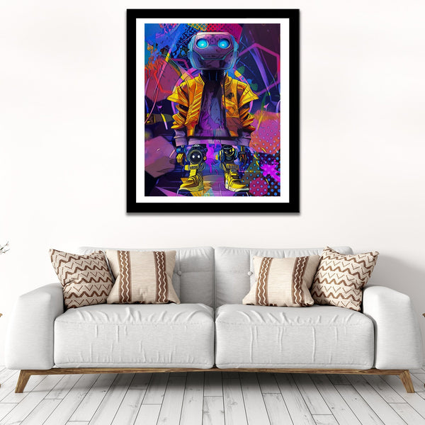 Drip Droid #1 Semi-gloss Print - Thedopeart Prints