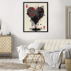 Dripping Ace of Hearts - Thedopeart