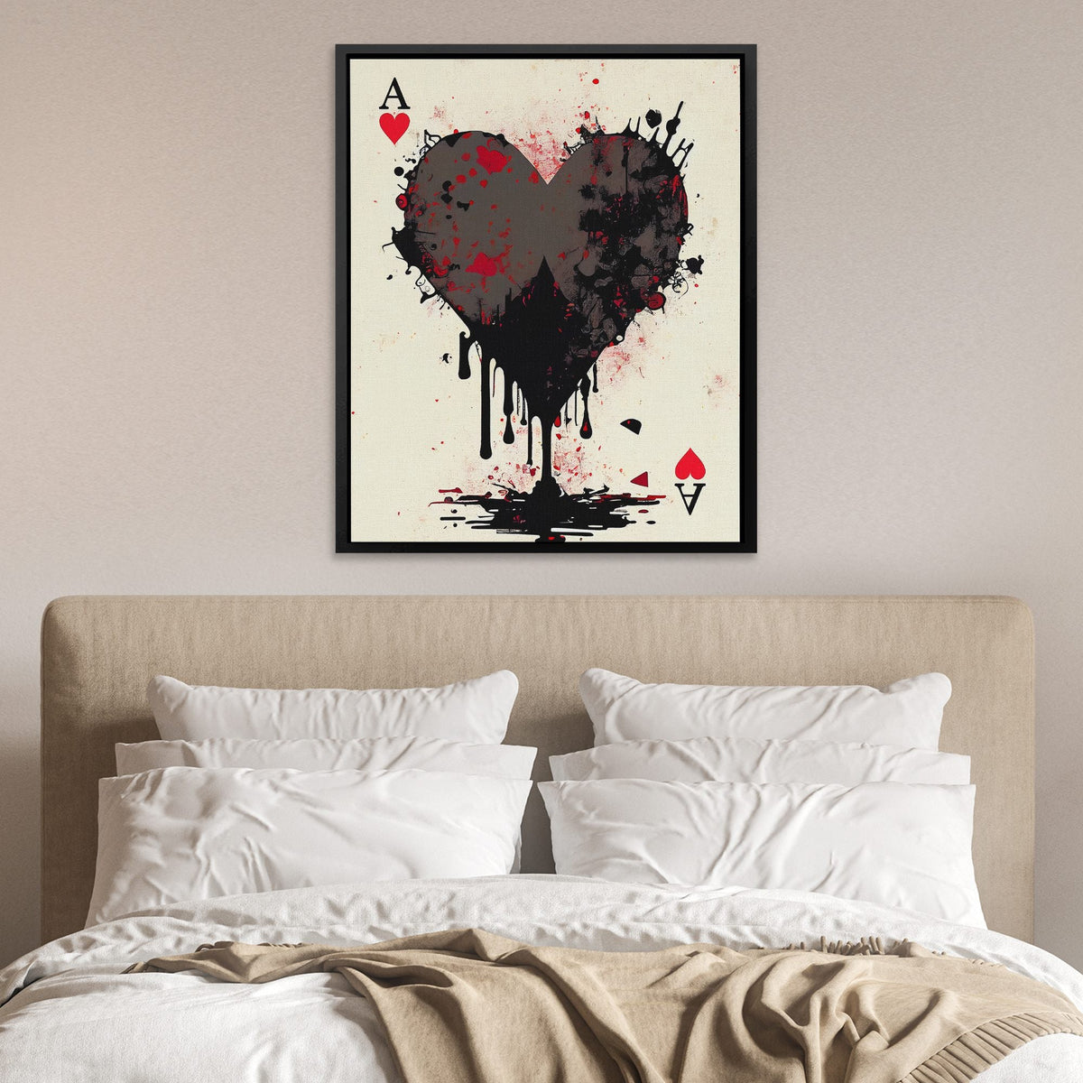 Dripping Ace of Hearts - Thedopeart