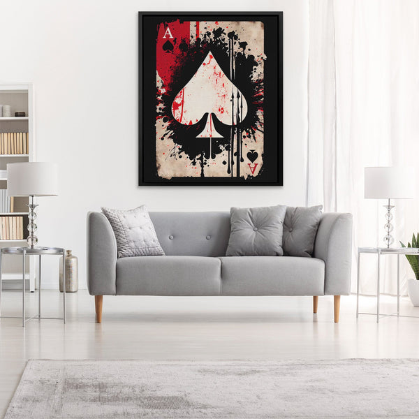 Dripping Ace of Spades - Thedopeart