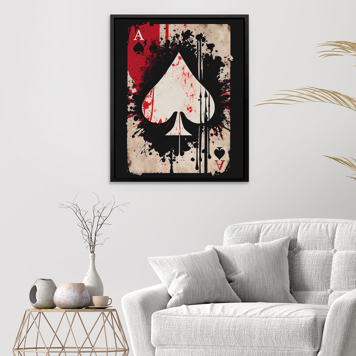 Dripping Ace of Spades - Thedopeart