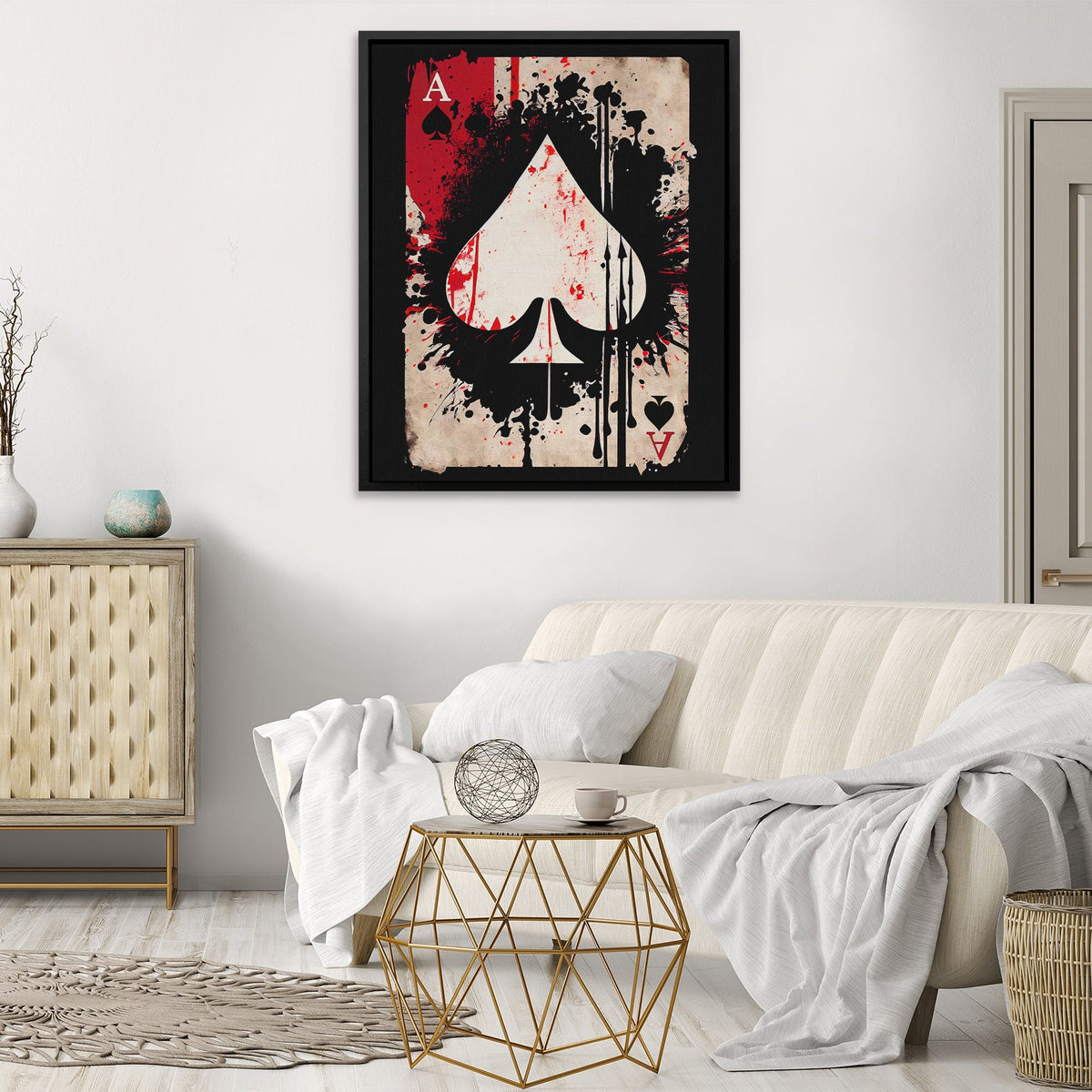 Dripping Ace of Spades - Thedopeart