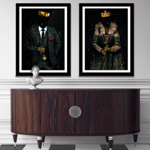 Eternal Royalty Semi-Gloss Prints - Thedopeart Prints