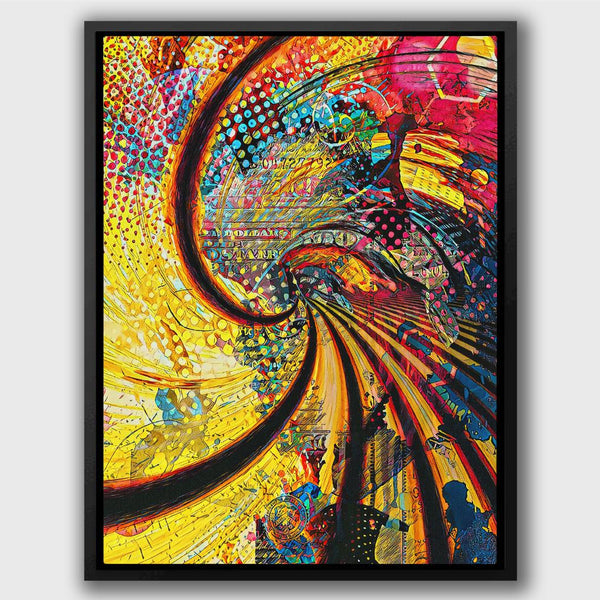 Fibonacci Spiral - Thedopeart Canvas