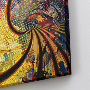 Fibonacci Spiral - Thedopeart Canvas