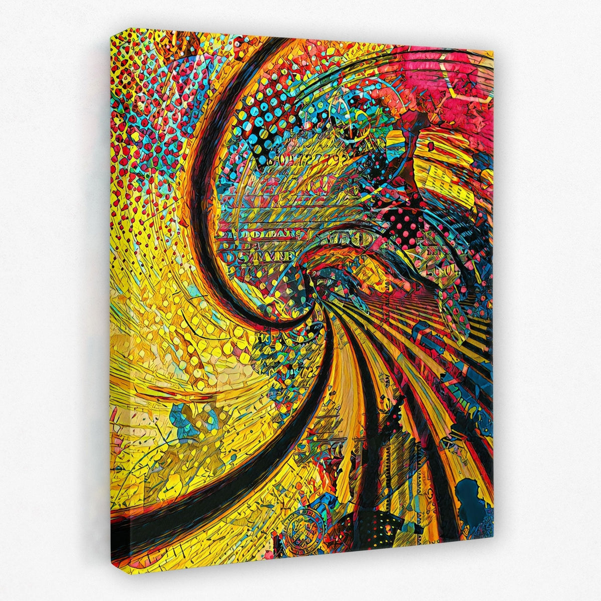 Fibonacci Spiral - Thedopeart Canvas