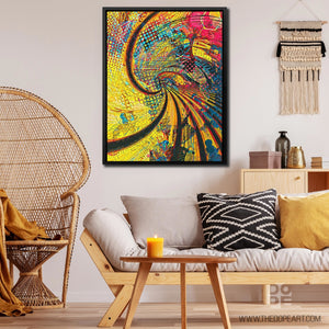 Fibonacci Spiral - Thedopeart Canvas