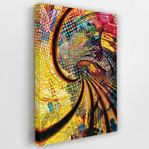 Fibonacci Spiral - Thedopeart Canvas