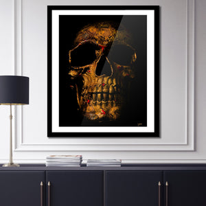 Flush $kull Semi-gloss Print - Thedopeart Prints