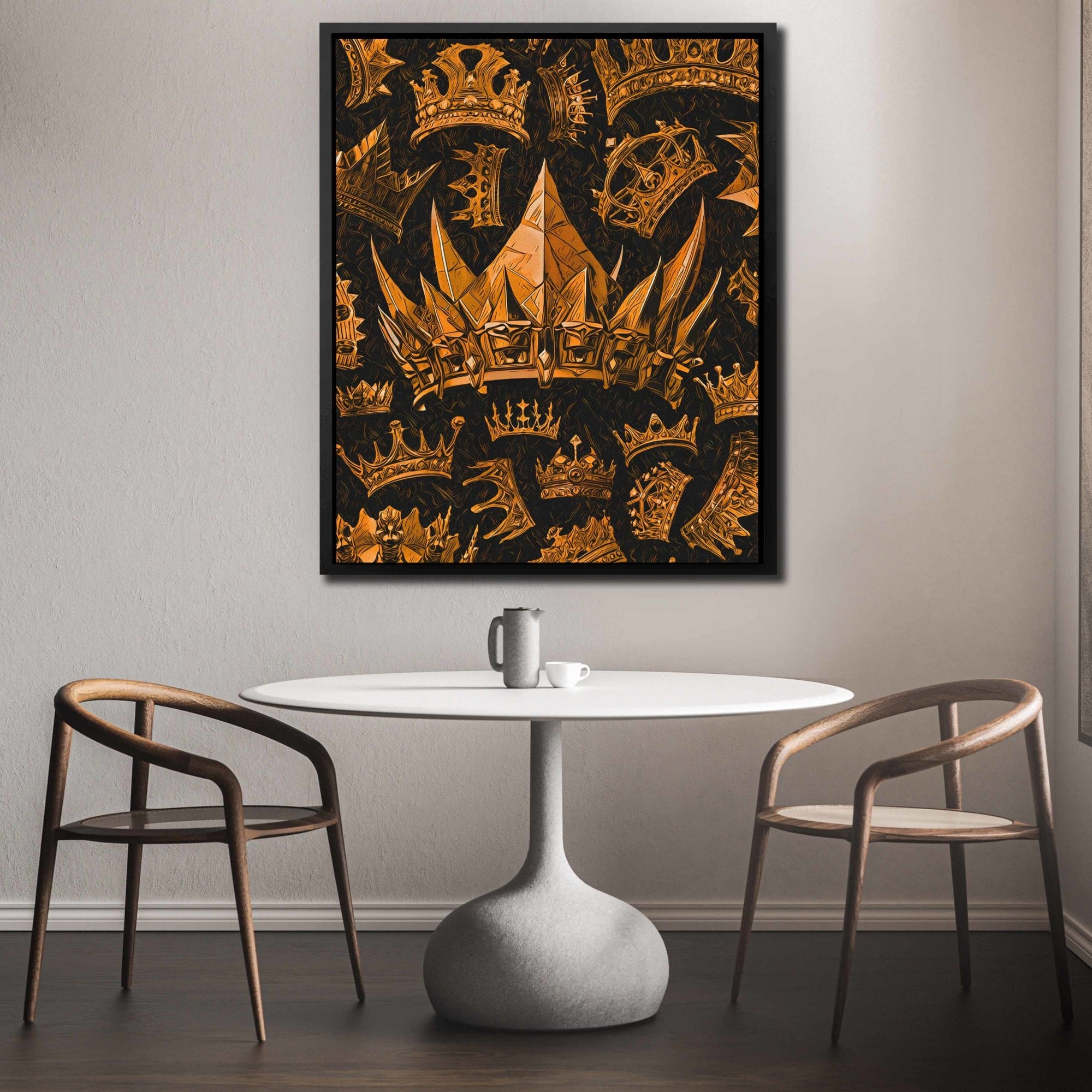 Gold Crowns - Thedopeart Canvas