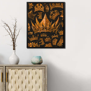 Gold Crowns - Thedopeart Canvas