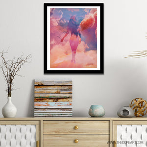 Guardian Angel Semi-gloss Print - Thedopeart Prints