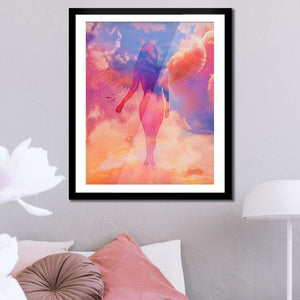 Guardian Angel Semi-gloss Print - Thedopeart Prints