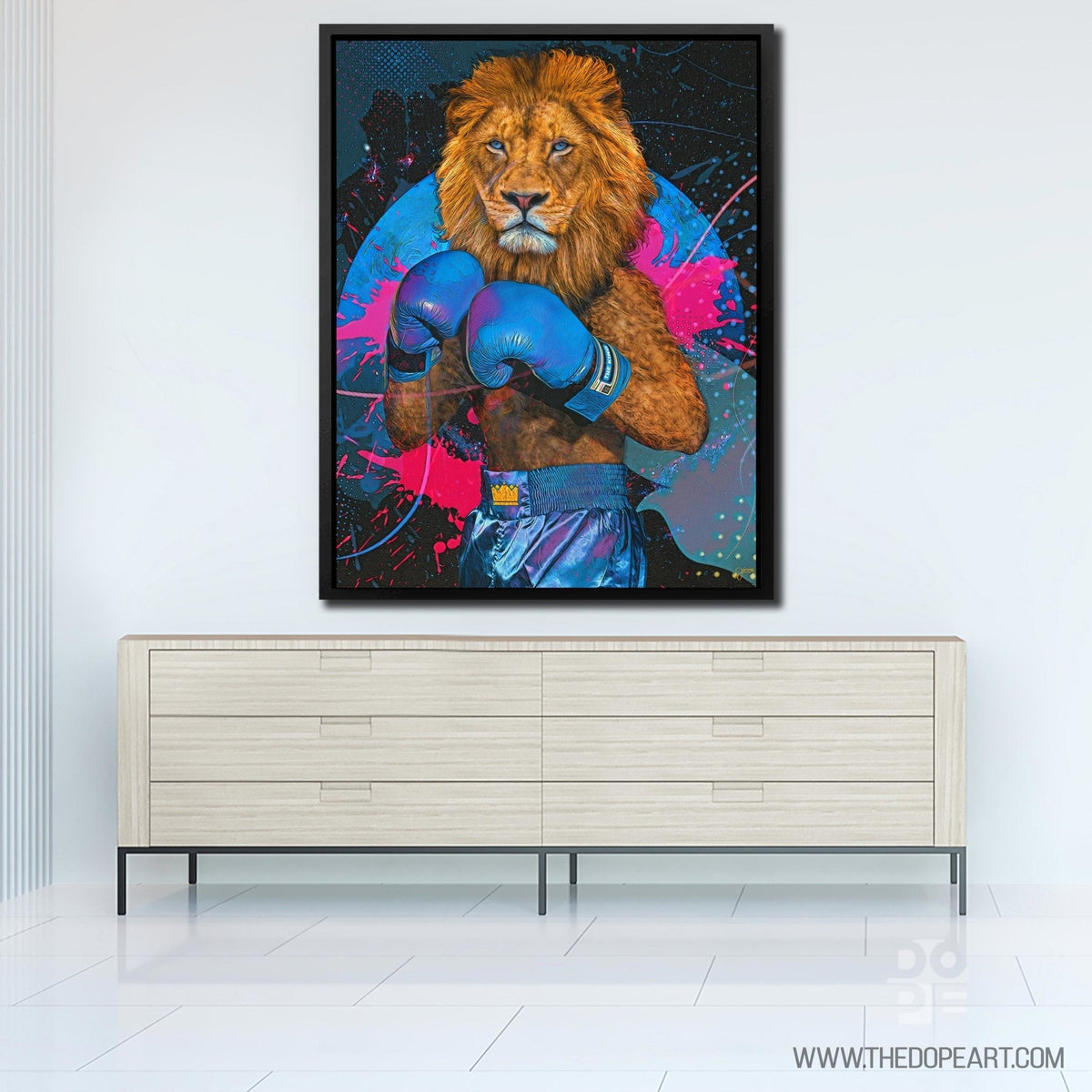 Let's Dance Boxer - Thedopeart Canvas