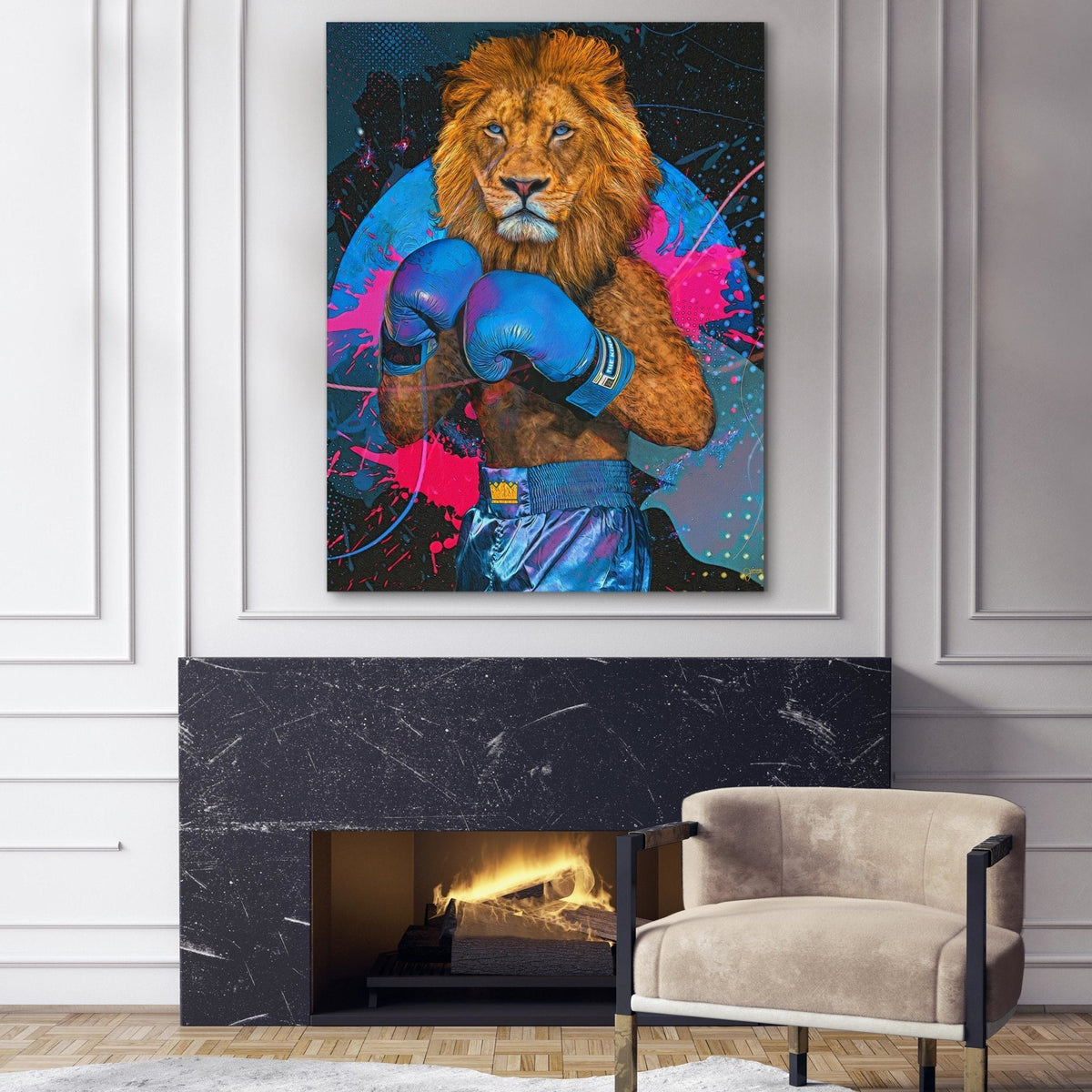 Let's Dance Boxer - Thedopeart Canvas