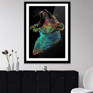 Lioness Awakening Semi-gloss Print - Thedopeart Prints