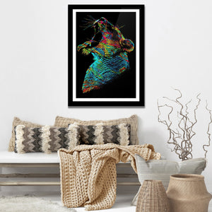 Lioness Awakening Semi-gloss Print - Thedopeart Prints