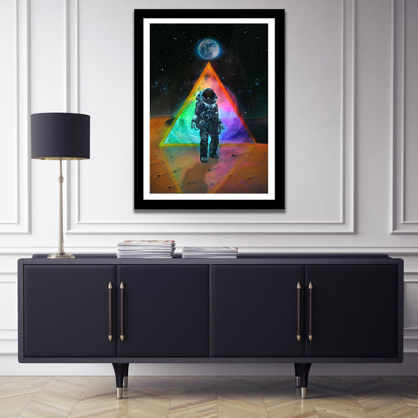 Man On Mars Semi-gloss Print - Thedopeart Prints