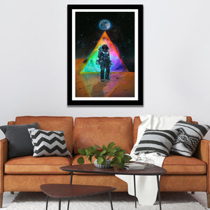 Man On Mars Semi-gloss Print - Thedopeart Prints