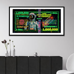Million Dollar Bill Semi-gloss Print - Thedopeart Prints