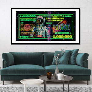 Million Dollar Bill Semi-gloss Print - Thedopeart Prints