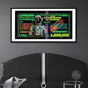 Million Dollar Bill Semi-gloss Print - Thedopeart Prints