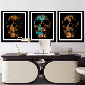 Money $kulls Semi-Gloss Prints - Thedopeart Prints