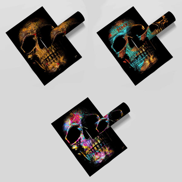 Money $kulls Semi-Gloss Prints - Thedopeart Prints
