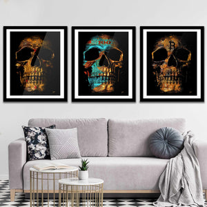 Money $kulls Semi-Gloss Prints - Thedopeart Prints