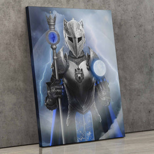 Moon Wolf Guardian - Thedopeart Canvas