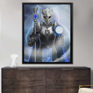 Moon Wolf Guardian - Thedopeart Canvas