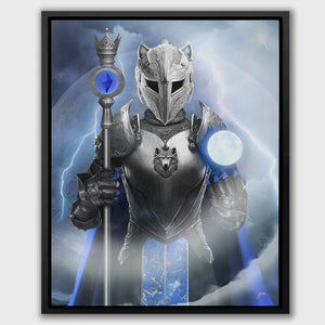 Moon Wolf Guardian - Thedopeart Canvas