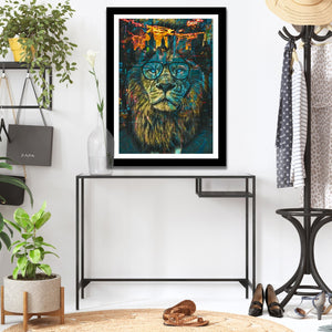 NYC Business Lion Semi-gloss Print - Thedopeart Prints