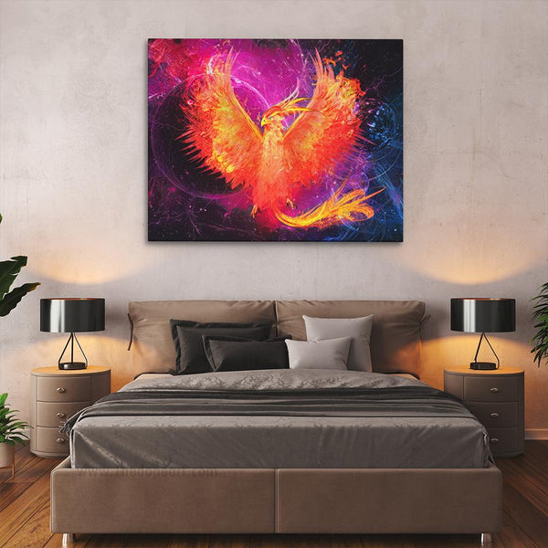 Phoenix Rebirth - Thedopeart Canvas